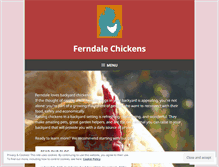 Tablet Screenshot of ferndalechickens.com